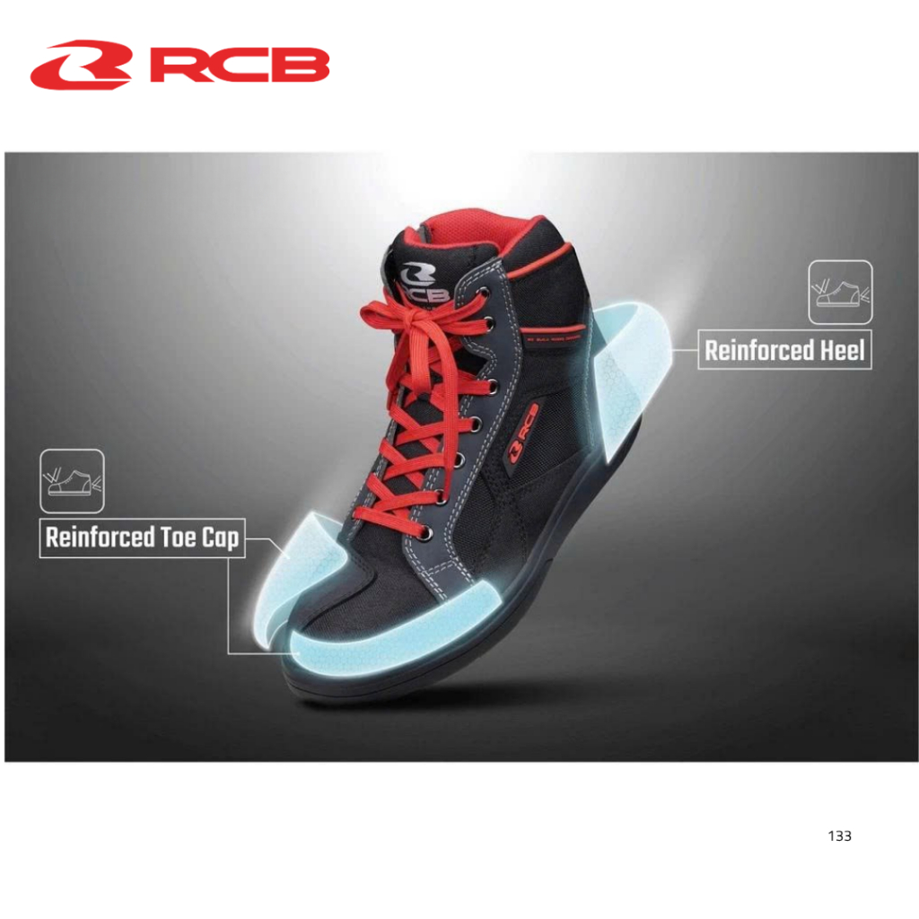 Giày Thể Thao RCB Riding Shoes Đen Đỏ