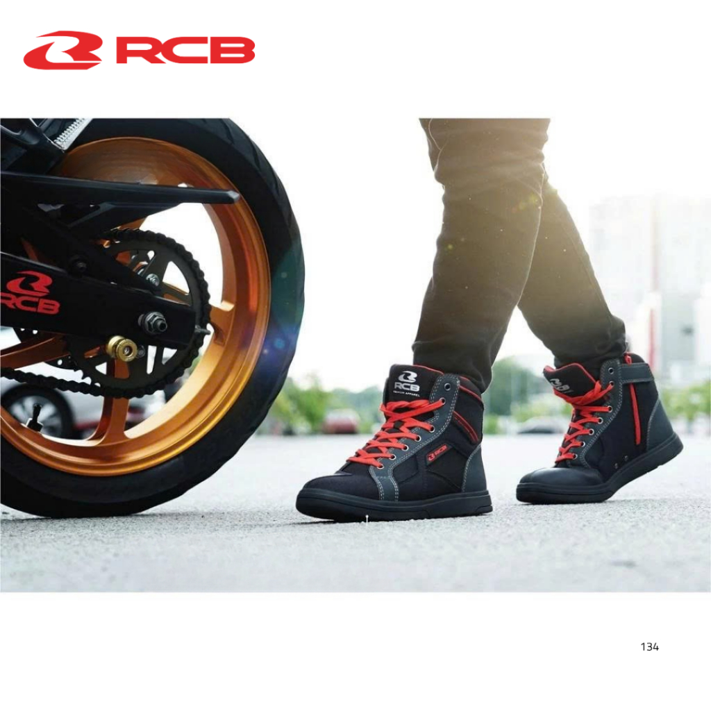 Giày Thể Thao RCB Riding Shoes Đen Đỏ