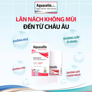 Lăn Nách khử mùi dành cho Nữ AQUASELIN Intensive Women giúp Giảm Mùi Hôi Khô Thoáng Nách chai 50ml