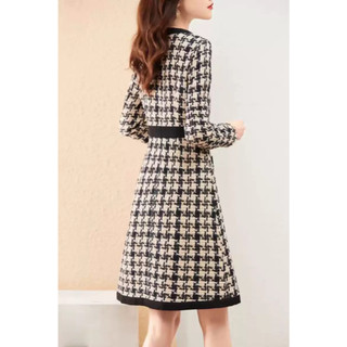 Đầm thiết kế KYE dài tay vải dạ Jolie dress