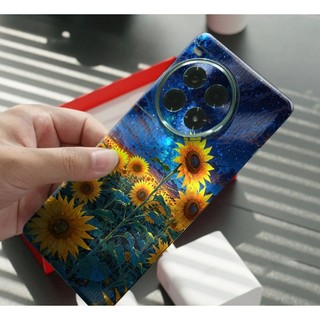 Miếng dán skin mặt lưng full viền Hoa cho điện thoại S25 Ultra S24 Ultra S23 S22 Ultra Fold 3 4 5 Flip3 Fold 4