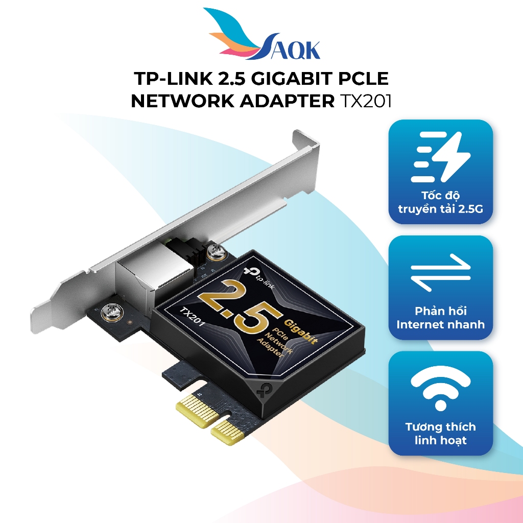 Card mạng PCIe TP-Link 2.5 Gigabit PCle Network Adapter TX201 - Hàng ...