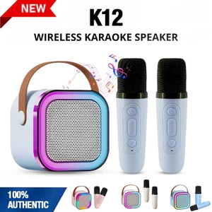 Loa Karaoke Bluetooth Mini Kèm 2 Micro Không Dây,Hát Karaoke Tại Nhà,Chất Âm Hoàn Hảo, Mic Hút Âm, Nâng Tone
