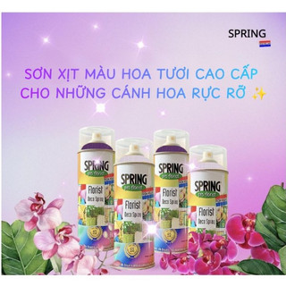 Sơn Xịt Tạo Màu Cho Hoa Tươi, Hoa Khô SPRING Pro Florist 400ml – Nhập Khẩu Chính Hãng Hà Lan