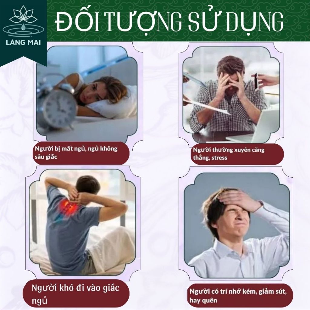 Trà Đinh Lăng Tam Thất - Làng Mai - Hỗ trợ ngủ ngon, Giúp cải thiện mất ngủ, Giảm stress.