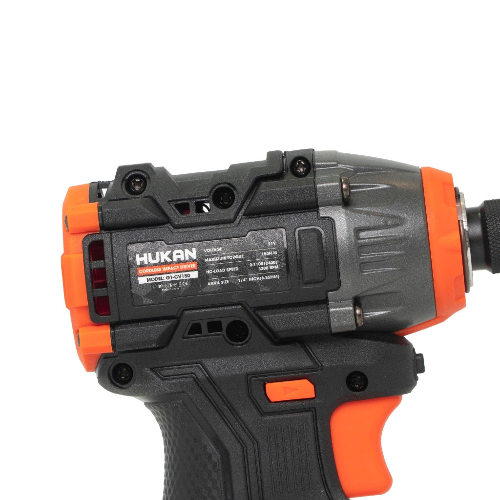 Máy chuyên vít có búa HUKAN G1-CV150, Lực siết 150Nm, 3 cấp chỉnh tốc motor đồng, Chân pin phổ thông