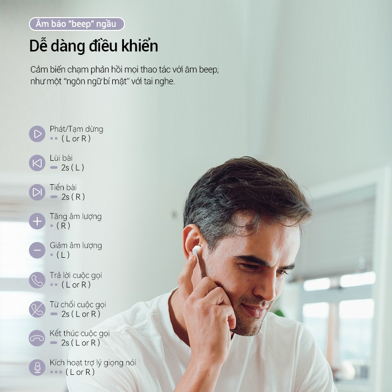 Tai Nghe Bluetooth 5.3 Vention 2480MHz Kết Nối Ổn Định Độ Trễ Thấp, Âm Thanh Hi Fi Sống Động, Pin Siêu Bền Lên Tới 24h