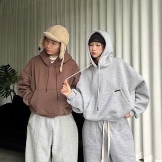 ÁO KHOÁC DAILY BASIC HOODIE TRƠN FORM UNISEX NAM NỮ BOXY NHIỀU MÀU | SSSTORE.AESTHETIC