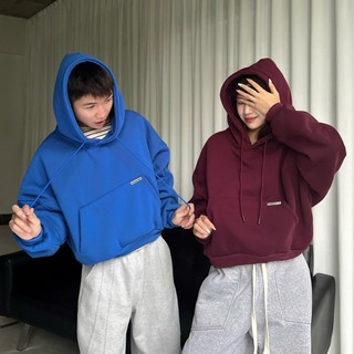 ÁO KHOÁC DAILY BASIC HOODIE TRƠN FORM UNISEX NAM NỮ BOXY NHIỀU MÀU | SSSTORE.AESTHETIC