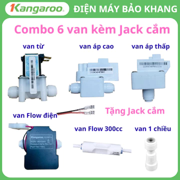 Van 1 chiều , van từ , van áp cao , van áp thấp ,van flow dùng cho máy lọc nước Sunhouse Karofi Sunhouse Hòa Phát...