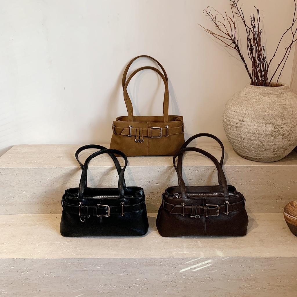 XBREAK Túi Đeo Chéo Nữ Kiểu Hàn Có Khóa -phối belt， Đa Năng Đeo Vai/Chéo, Thiết Kế Trendy, Chất Liệu Cao Cấp