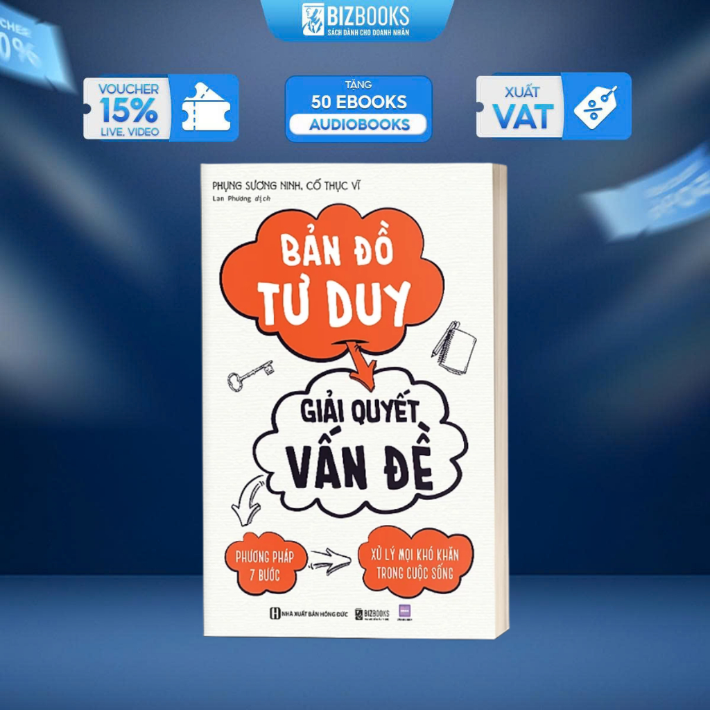 Sách Bản Đồ Tư Duy Giải Quyết Vấn Đề: Phương Pháp 7 Bước Xử Lý Mọi Khó Khăn Trong Cuộc Sống