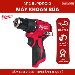 Máy khoan búa 12V Milwaukee M12 BLPDRC-0 chính hãng, máy khoan pin công suất cao, không chổi than