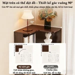 Kệ Sách Gỗ Tự Nhiên 4 Tầng 40cm - Gỗ Óc Chó - Chất Liệu 100% Gỗ Tự Nhiên - Tấm Ván Dày- Chống Mốc — ảnh 3