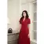 Đầm Cổ Vest Chân Xếp Ly Dài 1F26.2510. Đầm Công Sở Cao Cấp. Đầm Dự Tiệc. Đầm Xếp Ly Midi Thiết Kế Bởi JM Dress Design