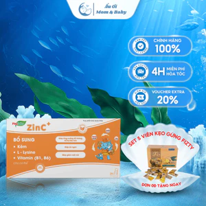 Fitolabs ZinC Giúp Bé Ăn Ngon, Tăng Sức Đề Kháng,Tiêu Hóa Tốt, Tăng Hấp Thu Hộp 20 Ống