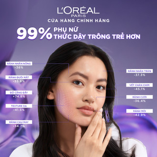 Kem dưỡng ban đêm ngừa rãnh nhăn nông, chống lão hóa Revitalift HA Line Plumping Dream Cream L'Oréal Paris 50ml