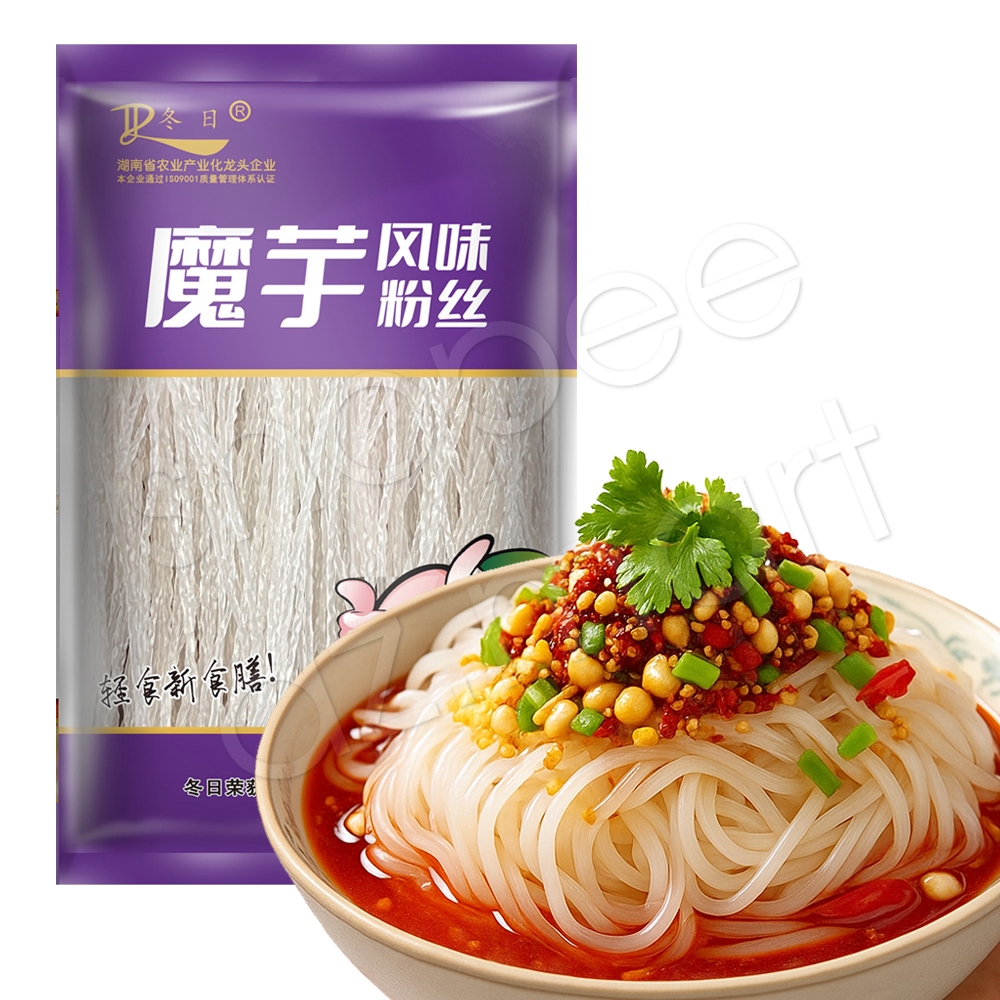 Bún Miến Konjac Khô Ko Gia Vị Ăn Healthy Thâm Hụt Calo 500g