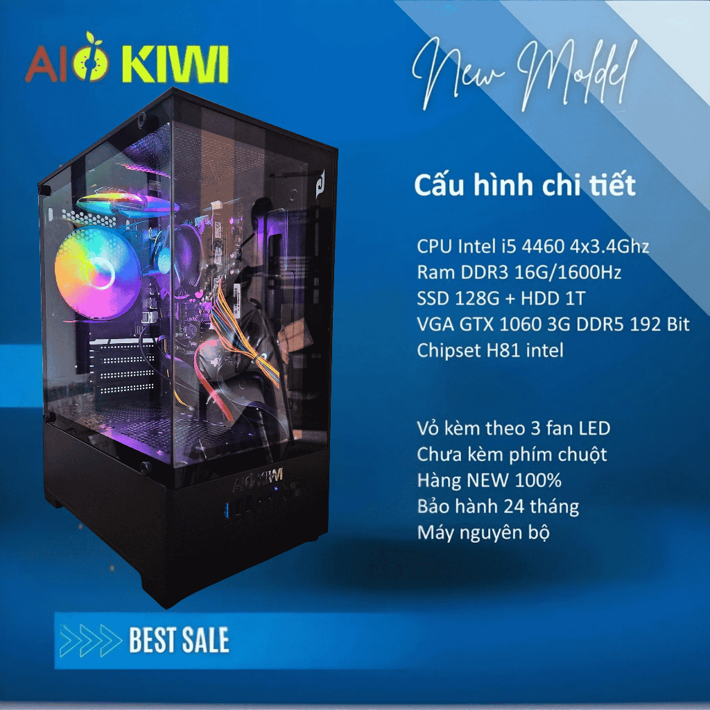Bộ máy tính AIO PC ( I5 4460, Ram 16G ) chuyên game , văn phòng [không kèm màn hình ]