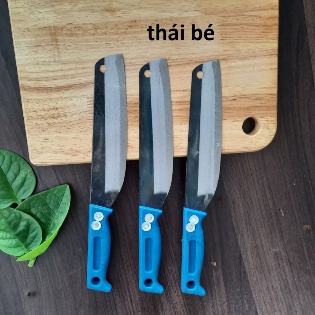 Combo 3 Con Dao Thái Thịt Cán Xanh Siêu Bén Siên Bền