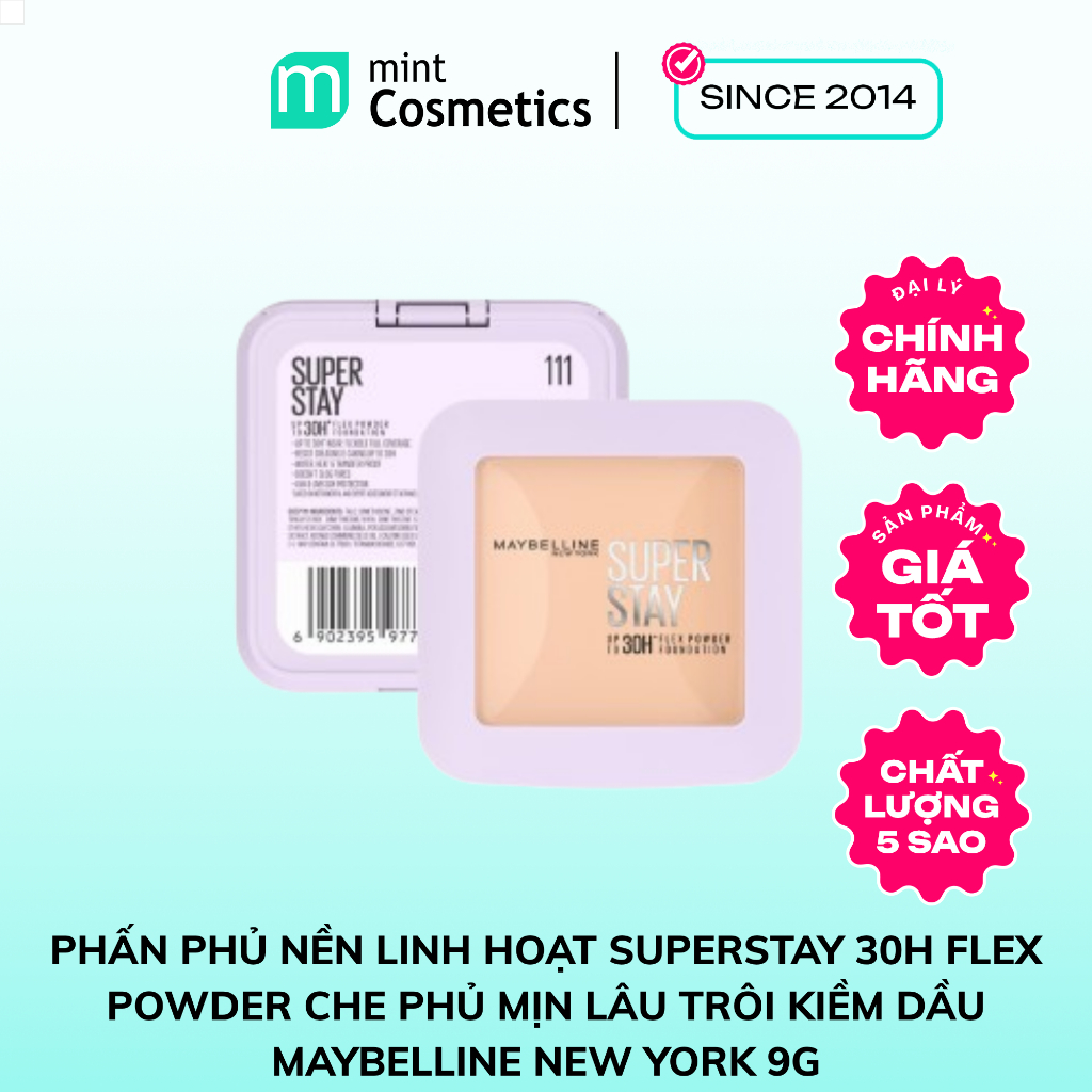 Phấn Phủ Nền Linh Hoạt SuperStay 30H Flex Powder Che Phủ Mịn Lâu Trôi ...
