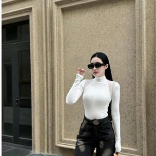 Áo Zip Nót Nỉ Phối Lưới Bên Vai Dáng Đẹp Chất Mềm Mại Nữ Thời Trang