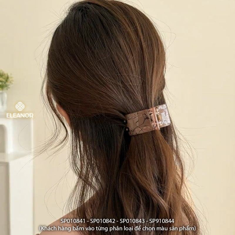 Set kẹp tóc nữ Eleanor Accessories đa dạng màu sắc phụ kiện tóc kẹp càng cua basic 10841