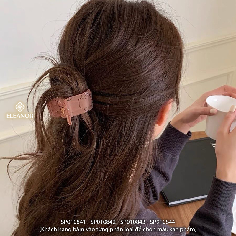 Set kẹp tóc nữ Eleanor Accessories đa dạng màu sắc phụ kiện tóc kẹp càng cua basic 10841