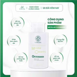 Nước Tẩy Trang Lurcinn 2 Tầng Micellar Cleansing 300g, Không Gây Tình Trạng Khô Da, Hỗ Trợ Làm Sạch