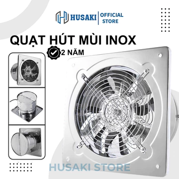 Quạt hút mùi inox cao cấp – động cơ lõi đồng 100% hút khói, hút ẩm, khử mùi hôi nhanh bảo hành 2 năm
