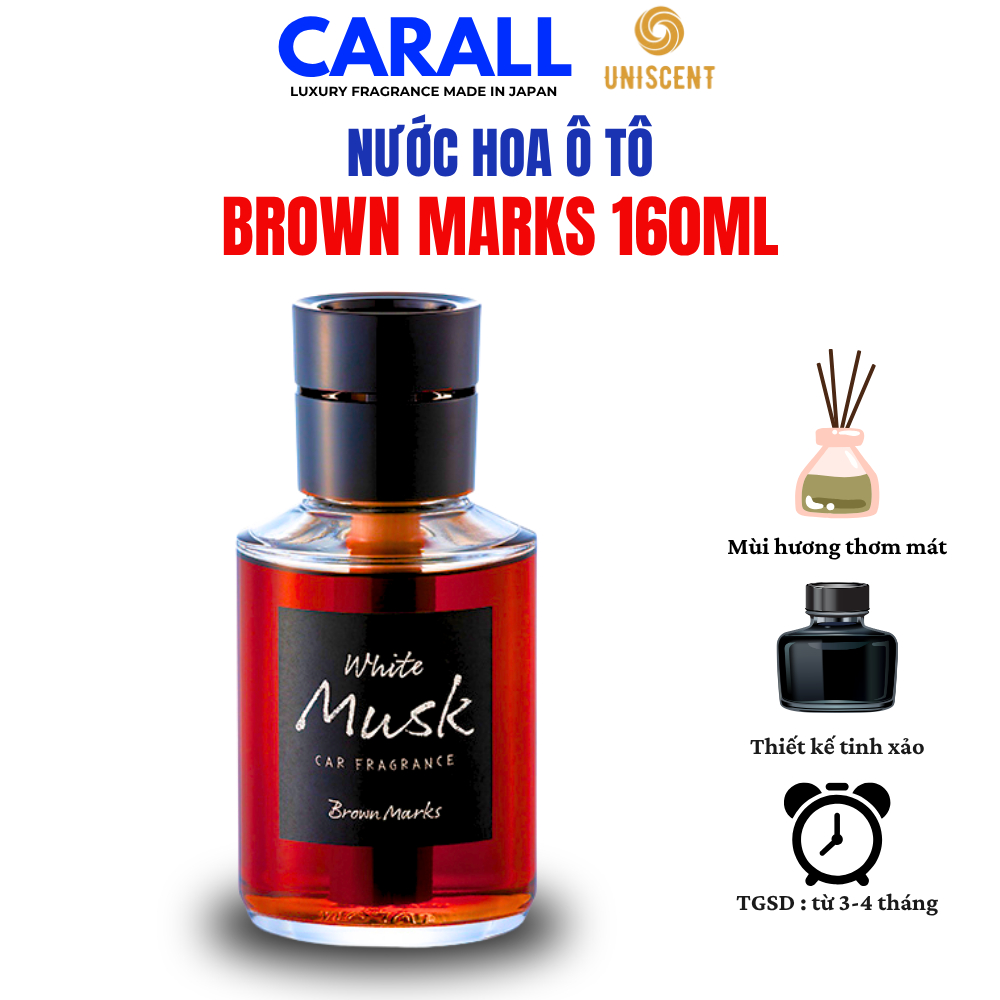 Nước Hoa Ô Tô CARALL - Nước Hoa Ô Tô Cao Cấp Brown Marks 160ml