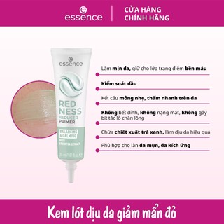 Kem lót Essence Pore Less Partner Primer dưỡng ẩm làm mờ lỗ chân lông giảm mẩn đỏ 30ml - Bebeau