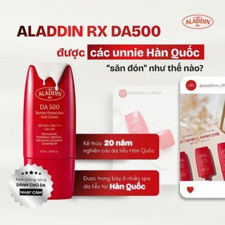ALADDIN - Kem Chống Nắng - RX DA500 50ml | Clycos Phân Phối
