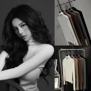 Áo Thun Cổ Lọ Tay Dà, Áo Thun Giữ Nhiệt Cổ Cao Ôm Body