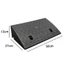 Dốc bục lên xuống dẫn xe máy, ô tô, xe đạp, kích thước 50x27x13cm có lỗ chờ bắt ốc cố định