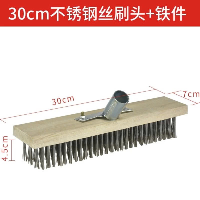Bàn chải sàn Dây thép không gỉ Rêu Tẩy sàn Bàn chải chà sàn Bàn chải cứng bằng kim loại Chổi chà sàn