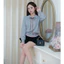 DEAL mở bán Áo len dài tay Vibe tiểu thư sang chảnh mix dây nơ, Áo len dệt kim siêu nữ tính. LA10