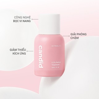 Tinh chất chống lão hoá, tăng độ săn chắc và sáng da Retinol Candid 0.3% 30ml