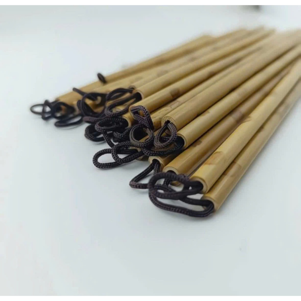 Bút lông để viết thư pháp tiểu tự. Bút lông thư pháp lông sói và lông thỏ xuất phong 2cm khẩu kính 0.6cm