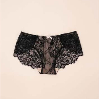 Quần Lót Ren Full Mông Nữ Thiết Kế Đồng Bộ Với Áo Cup V, Croptop Ren LAM LUY