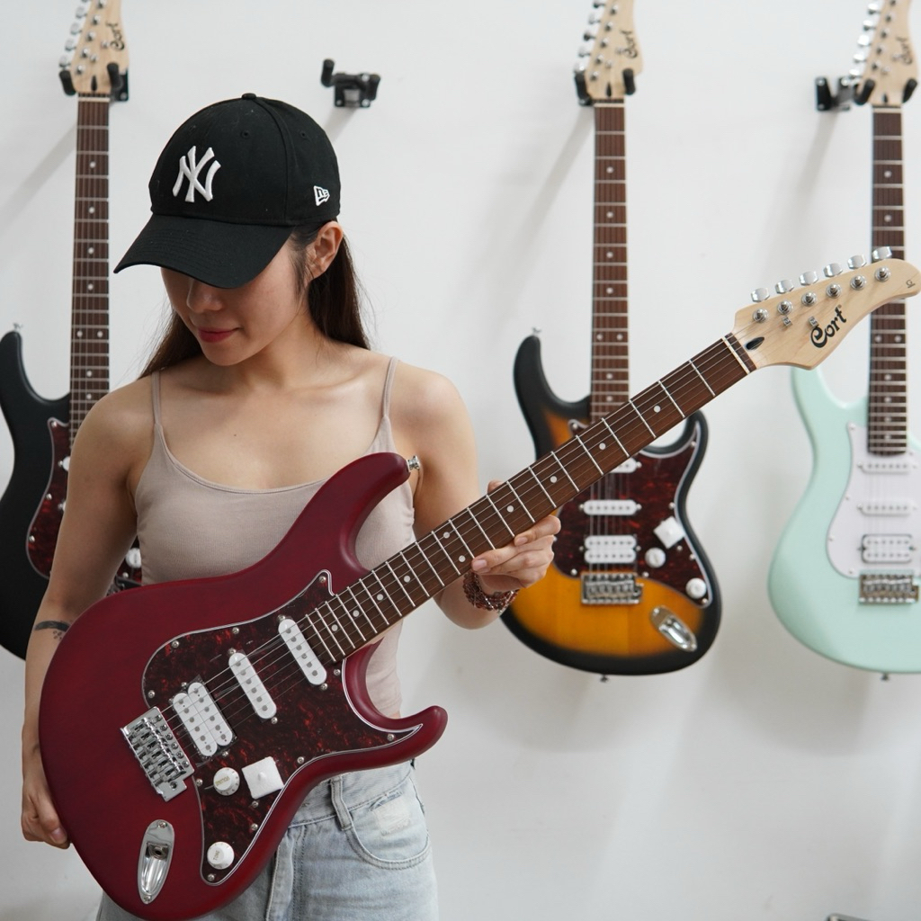 Cort G110 HSS guitar điện sản xuất tại Indonesia