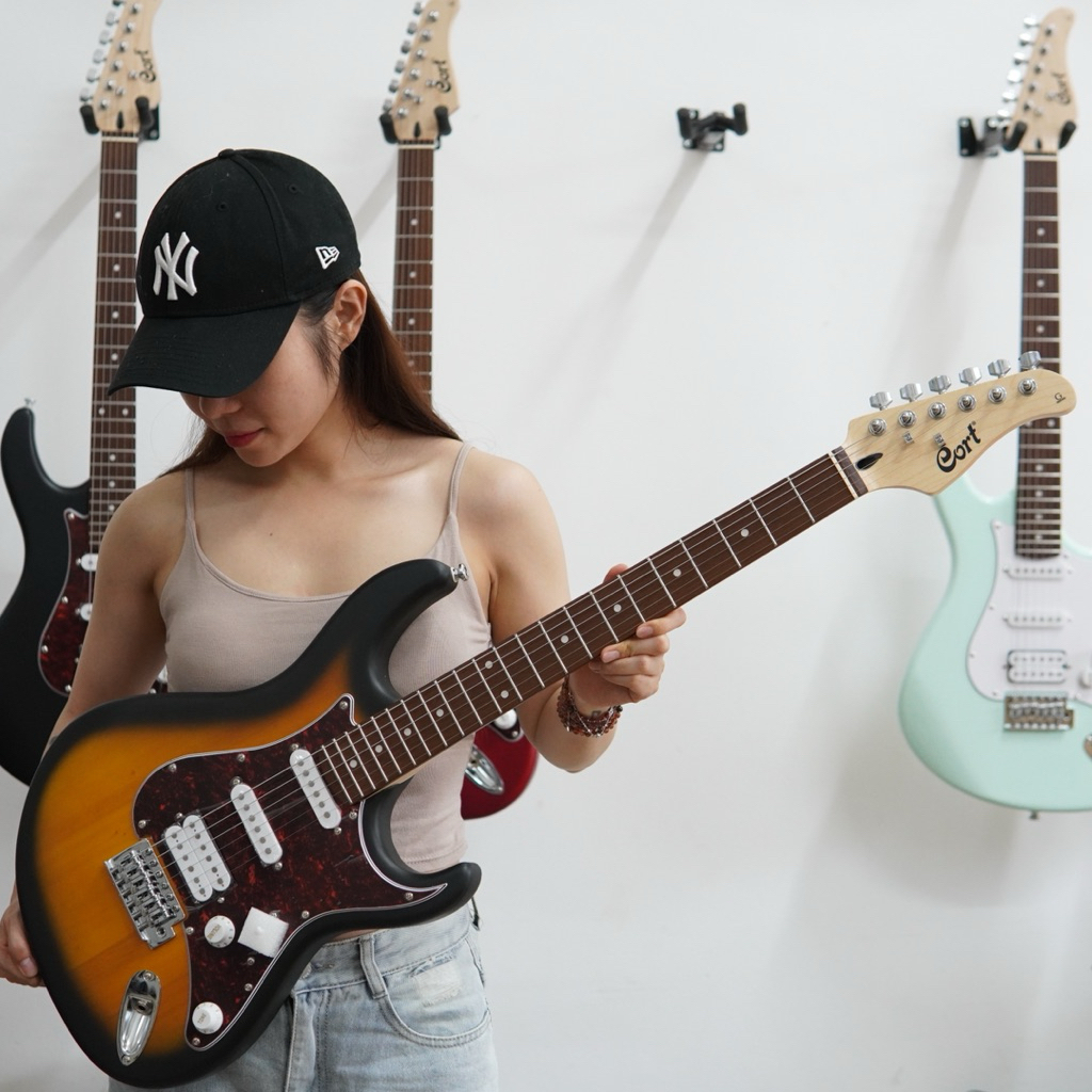 Cort G110 HSS guitar điện sản xuất tại Indonesia