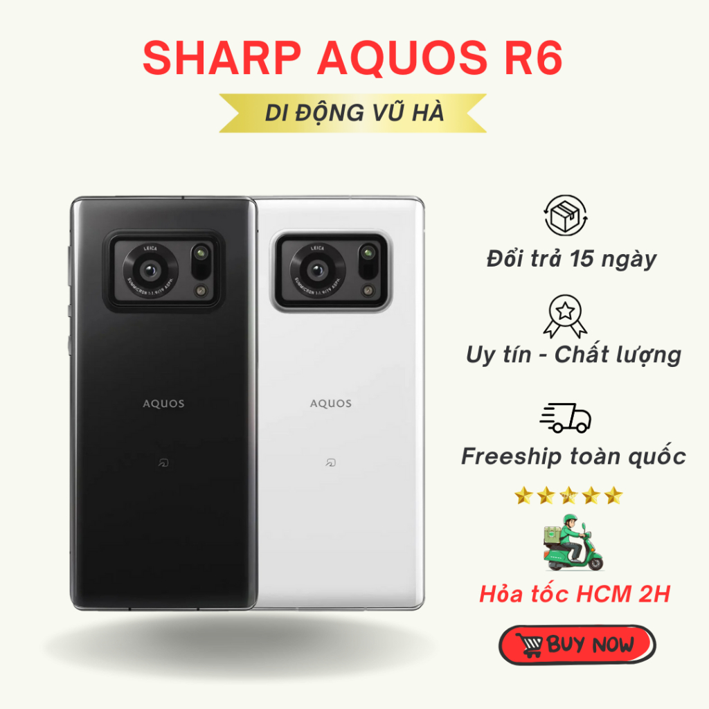 Điện thoại Sharp R6 Nhật Ram 12/128 Chip Snap 888 Màn hình 240 Hz cực ...