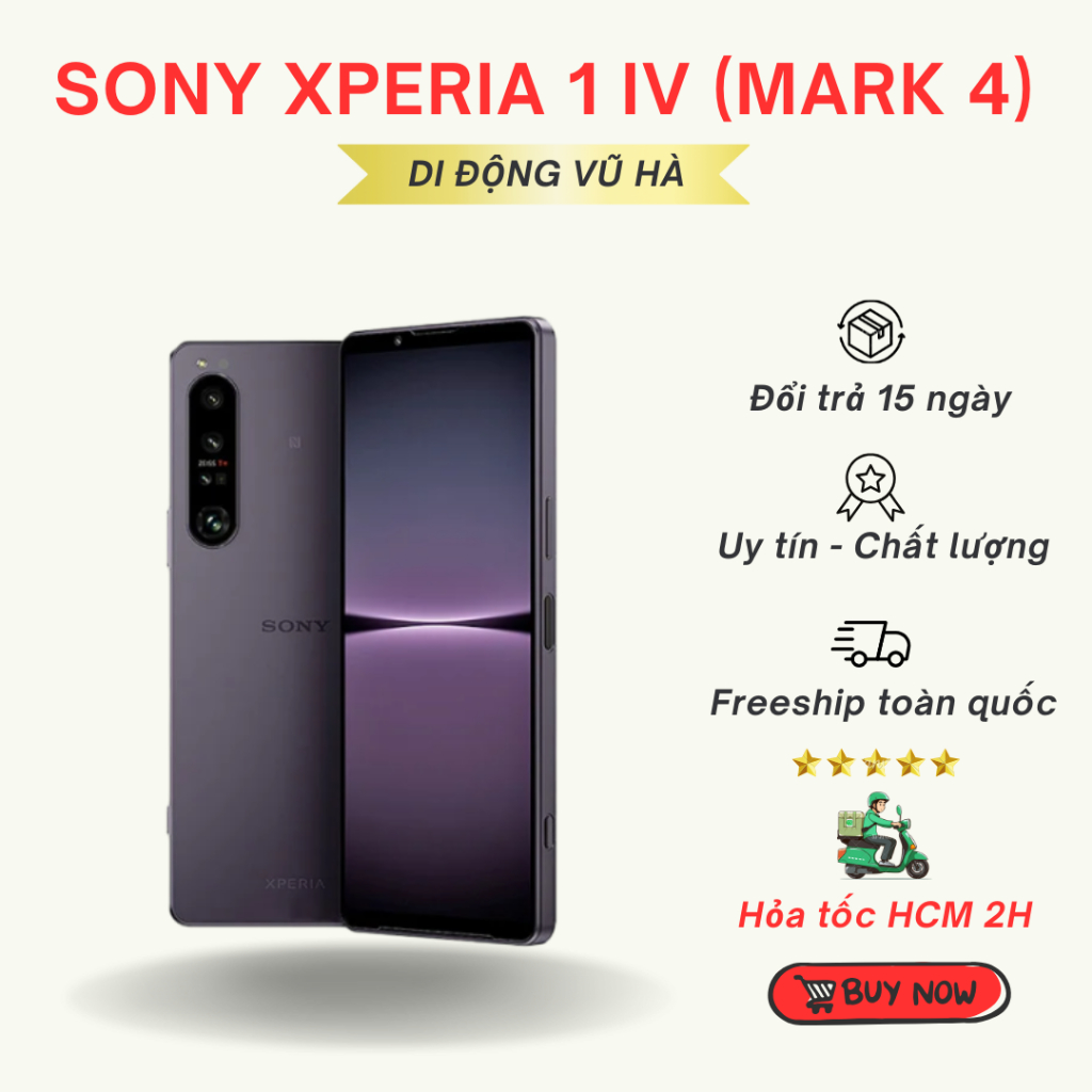 Điện thoại Sony Xperia 1 IV (X1 Mark 4) - Camera chuyên nghiệp, màn ...