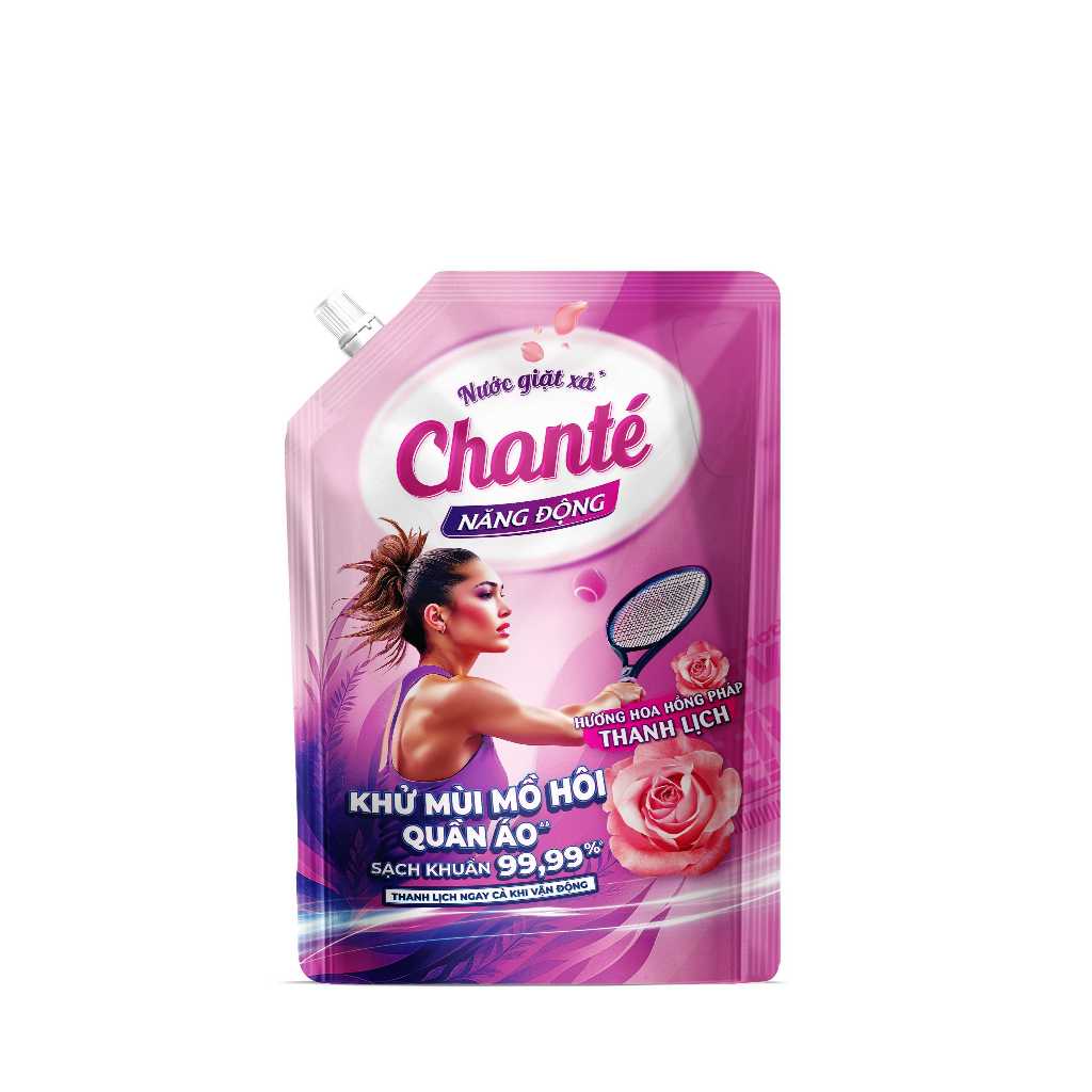 Combo 2 Nước giặt xả Chanté Active cao cấp 8 trong 1 túi x 3.2kg