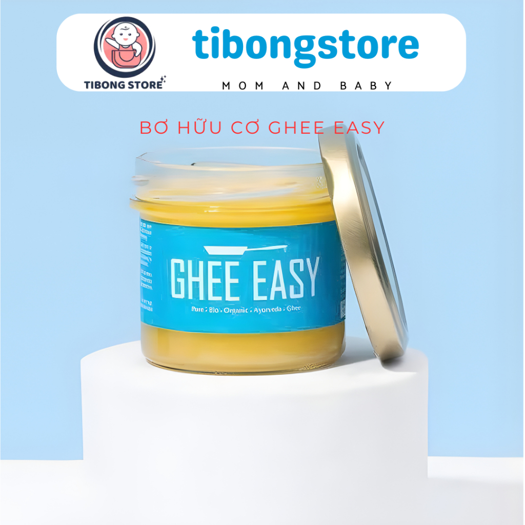 GHEE EASY – BƠ SỮA HỮU CƠ TINH KHIẾT | BƠ KETO – ĂN KIÊNG – NẤU ĂN – LÀM ĐẸP (100ml)