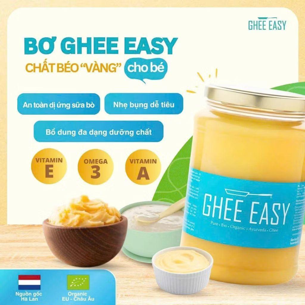 GHEE EASY – BƠ SỮA HỮU CƠ TINH KHIẾT | BƠ KETO – ĂN KIÊNG – NẤU ĂN – LÀM ĐẸP (100ml)