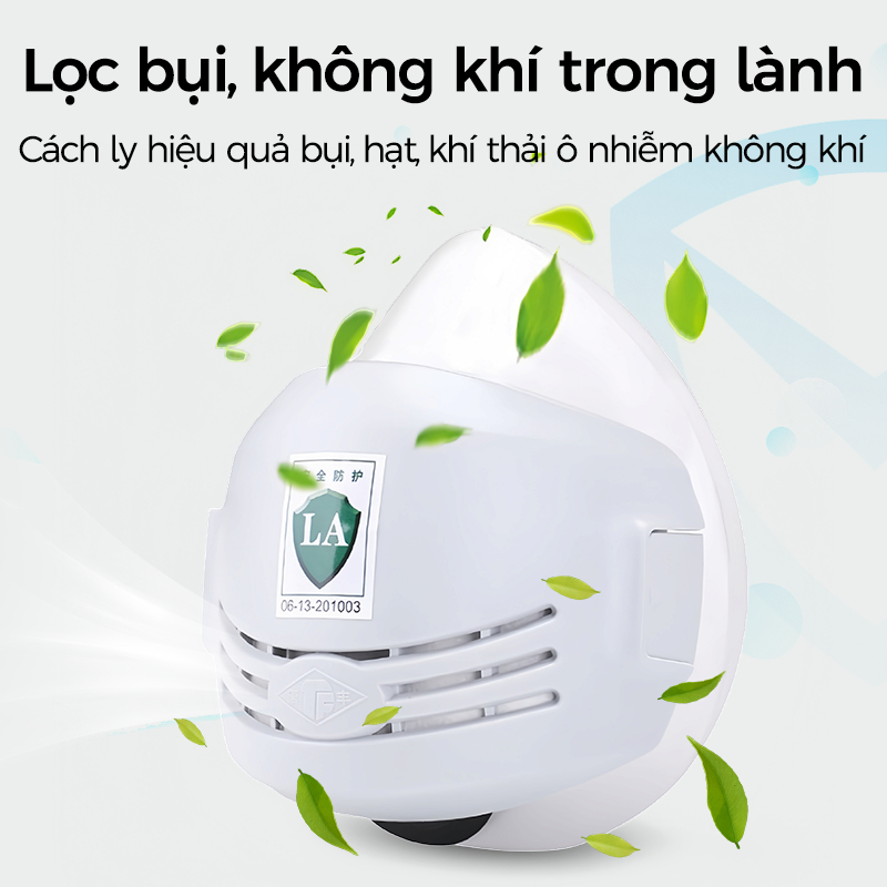 [PM2.5] Mặt nạ phòng độc, chống bụi và khí, làm bằng silicon mềm, mặt nạ phun sơn, thích hợp cho công nhân công nghiệp.