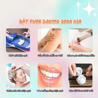 Bột Baking Soda Arm & Hammer 454g – Làm Bánh, Khử Mùi, Tẩy Rửa, Vệ Sinh Đa Năng Mỹ Chính Hãng