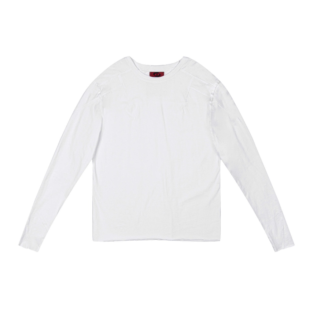 Bad Choices | Áo thun tay dài Xỏ Ngón CUT LINED vải cotton form fit